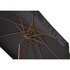 Lesli Living Libra - Staande Parasol - Rond 3 meter - Houtlook - Zwart_