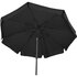 Lesli Living Libra - Staande Parasol - Rond 3 meter - Zwart_