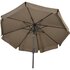 Lesli Living Libra - Staande Parasol - Rond 3 meter - Taupe_