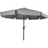 Lesli Living Libra - Staande Parasol -Opdraaimechanisme - Rond 3 meter - Grijs