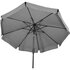 Lesli Living Libra - Staande Parasol - Rond 3 meter - Grijs_